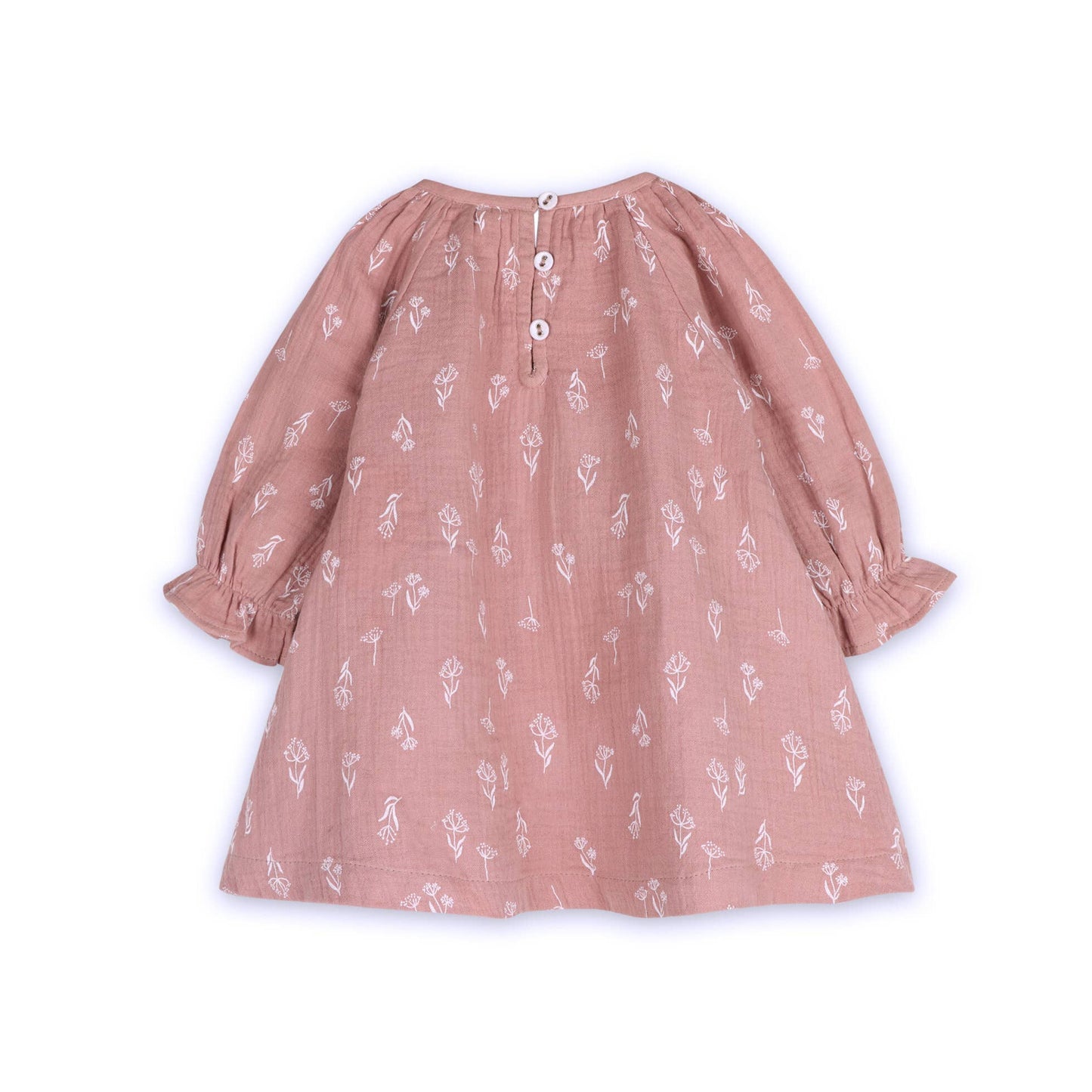 Evelina Floral Baby Dress & Bloomer Set (Organic Muslin)