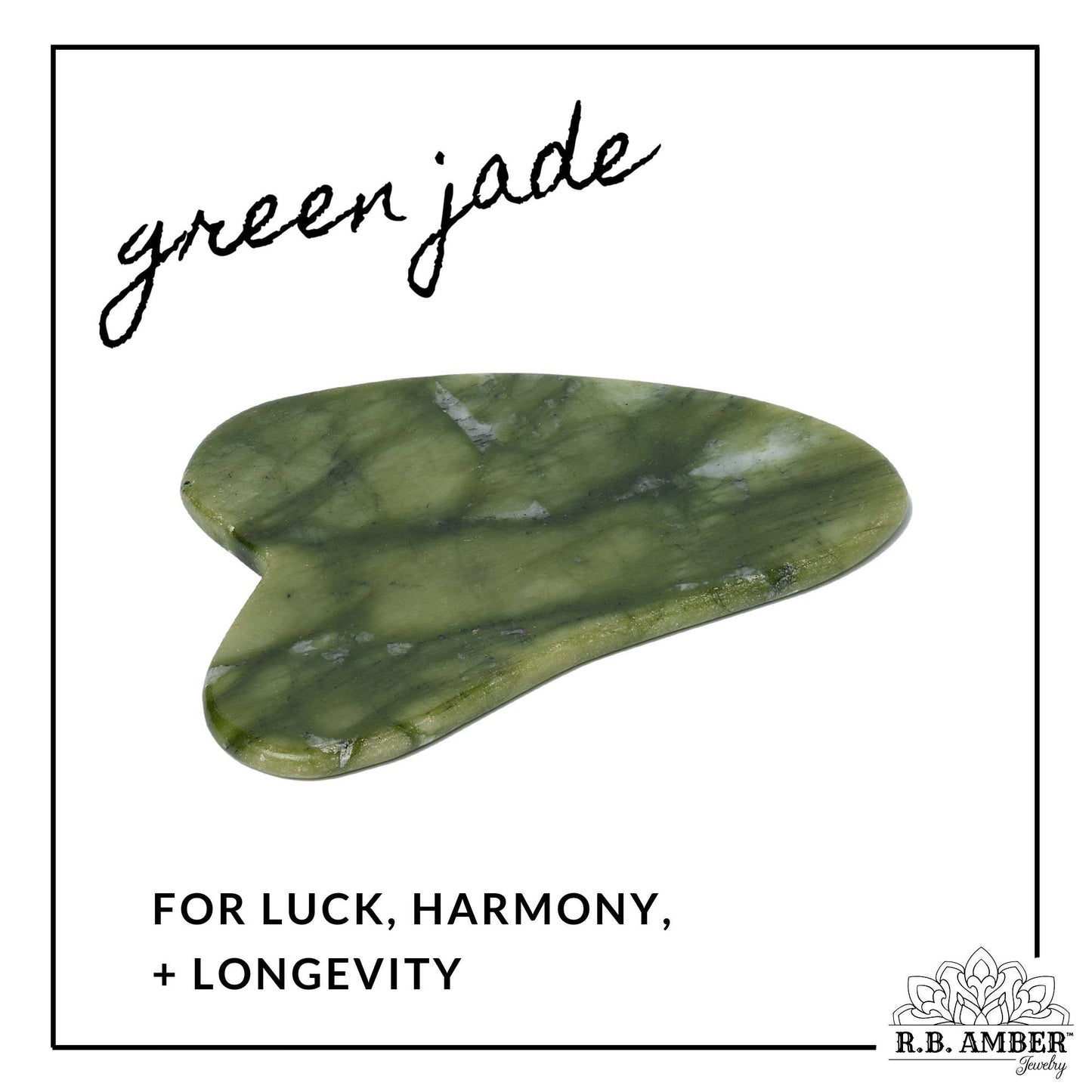 Adults | Green Jade + Raw Cognac Amber Anklet- 9.5β