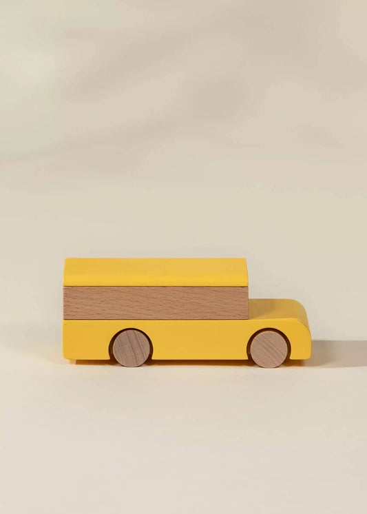 Wooden Vehicle - School Bus