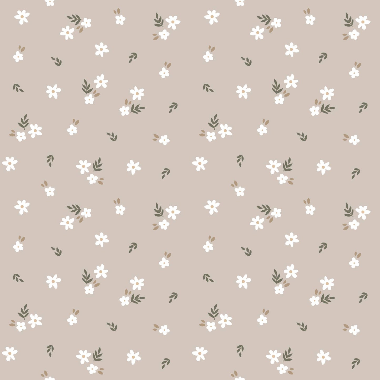 Ditsy Floral Button Baby Jumpsuit (Organic Muslin)