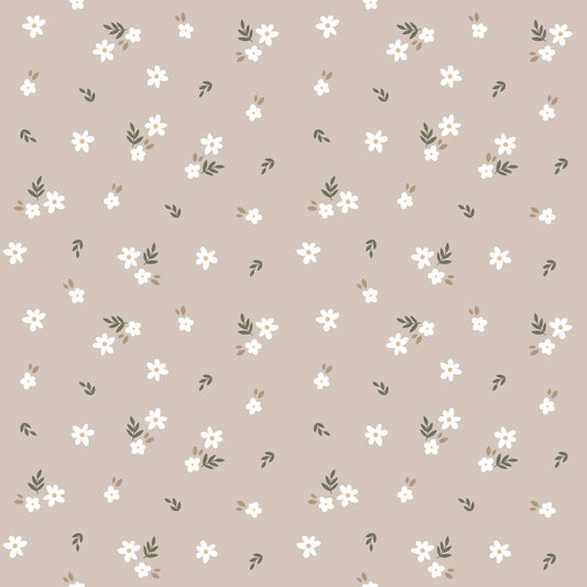 Ditsy Floral Muslin Swaddle Baby Blanket (Organic Cotton)