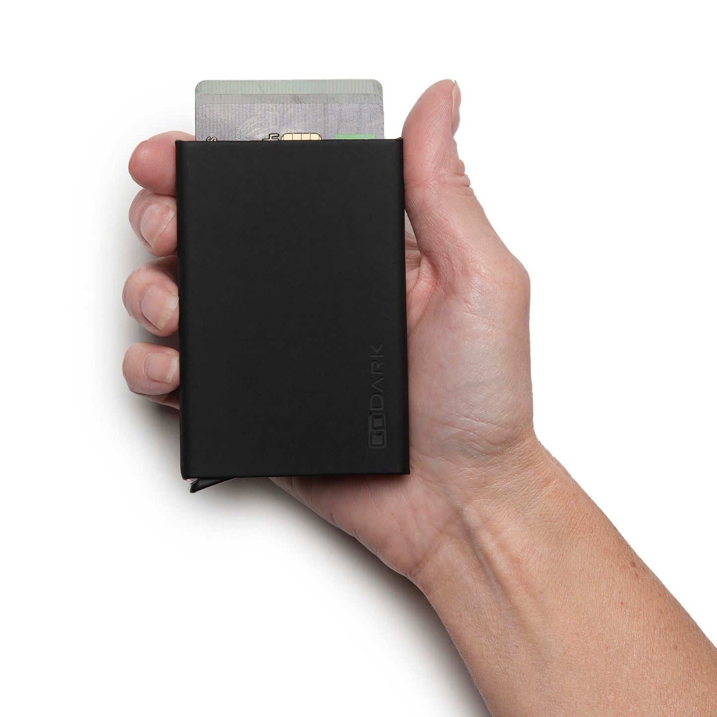 GoDark® Slim Wallet - RFID Card Holder with Money Clip