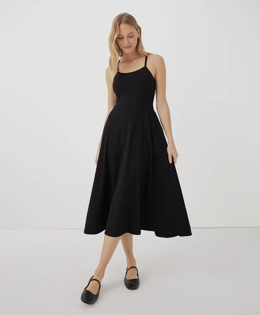 Women's Fit & Flare Midi Dress