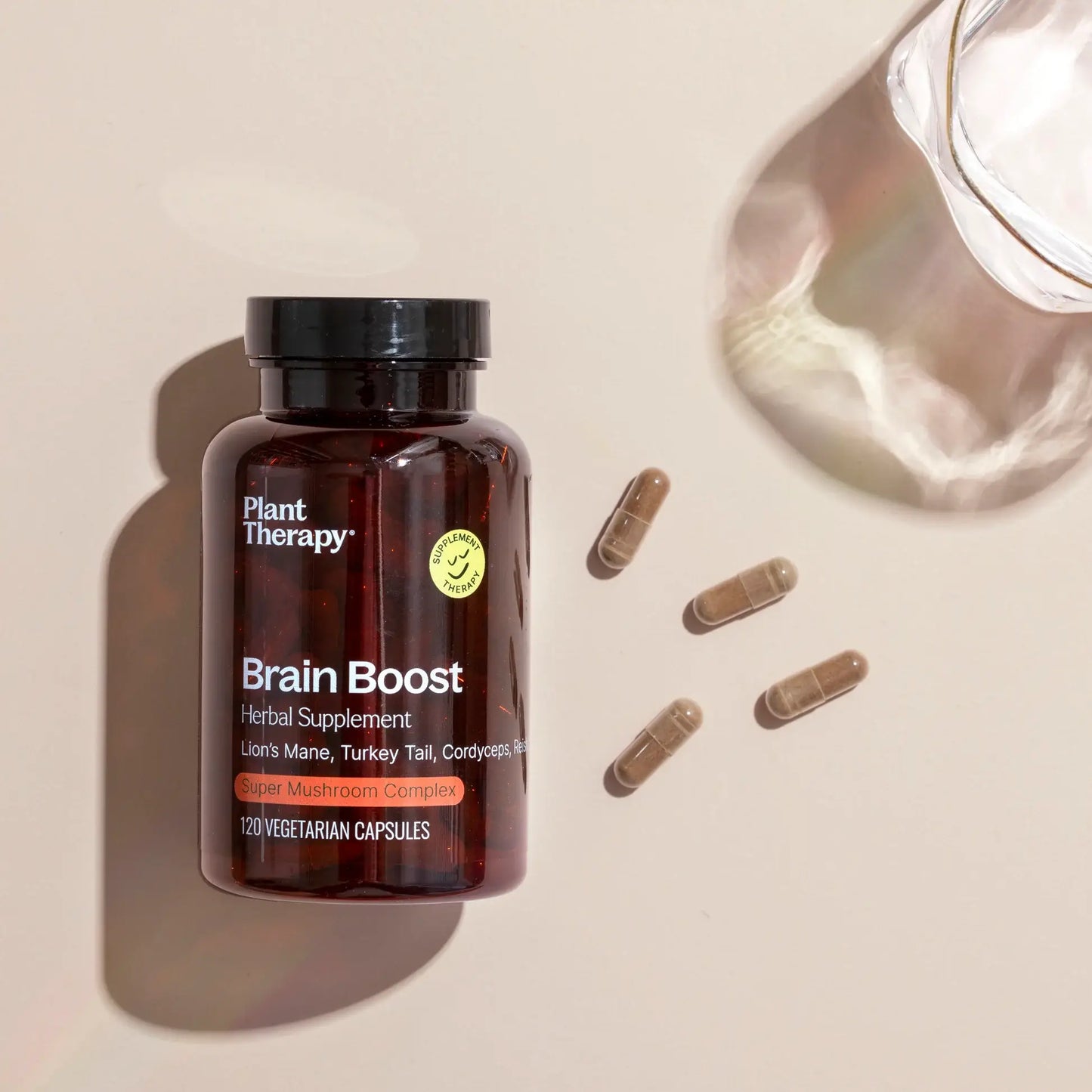 Brain Boost Herbal Supplement Capsules 120 Capsules