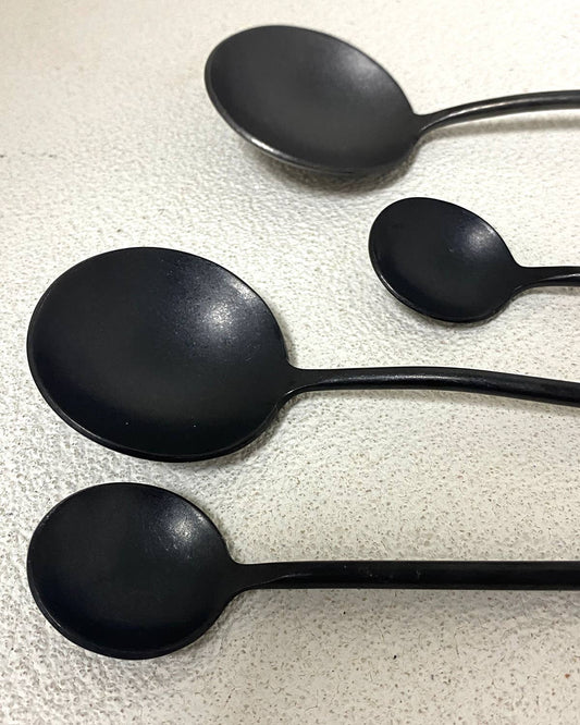 Modern Matte Spoons - Black