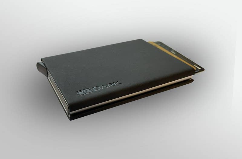 GoDark® Slim Wallet - RFID Card Holder with Money Clip