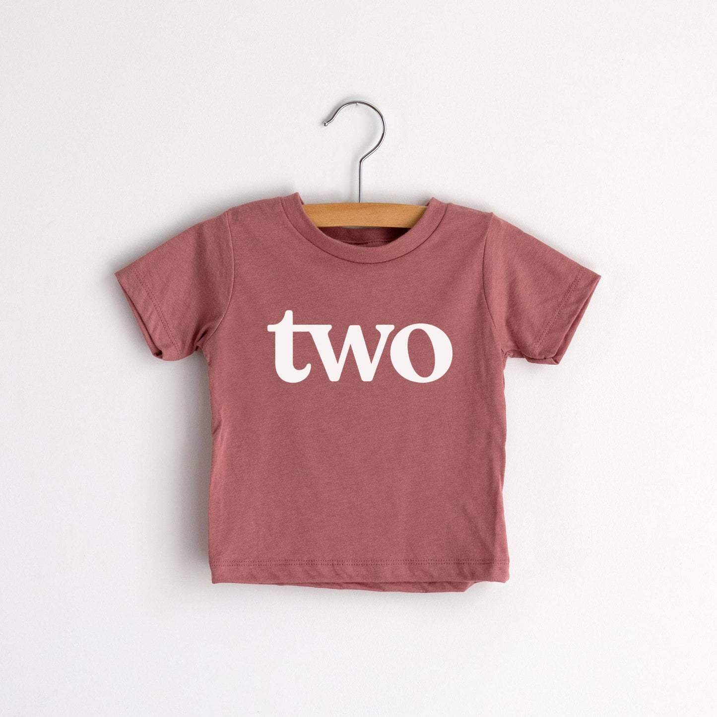 Two Modern Birthday Tee • Tri-Blend Unisex Celebration Top