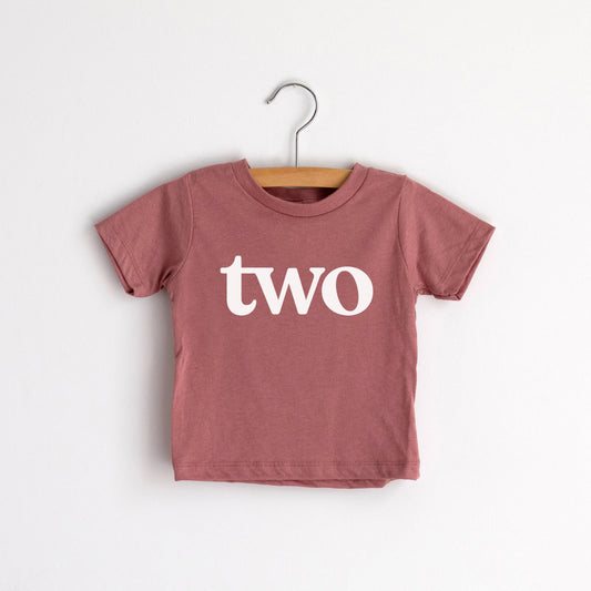 Two Modern Birthday Tee • Tri-Blend Unisex Celebration Top
