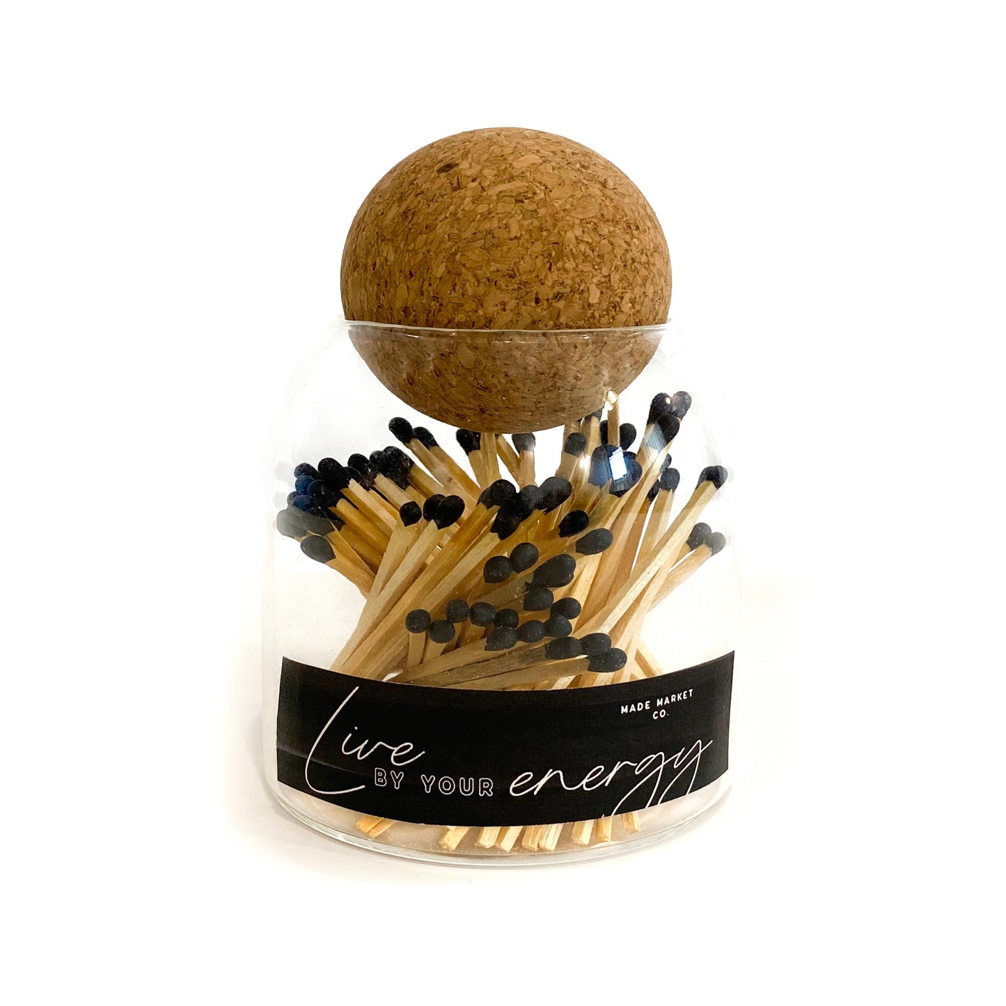 Skinny Tapered Candles - Slate Black: 10"