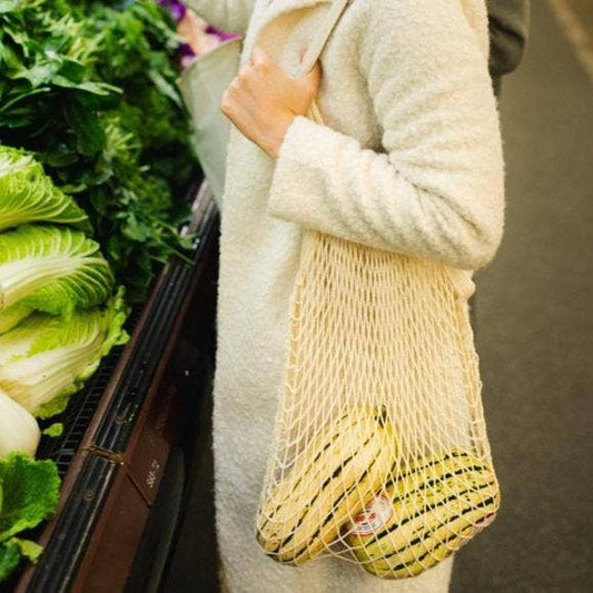 Organic Cotton Net Beach Bag | Farmer's Market Bestseller