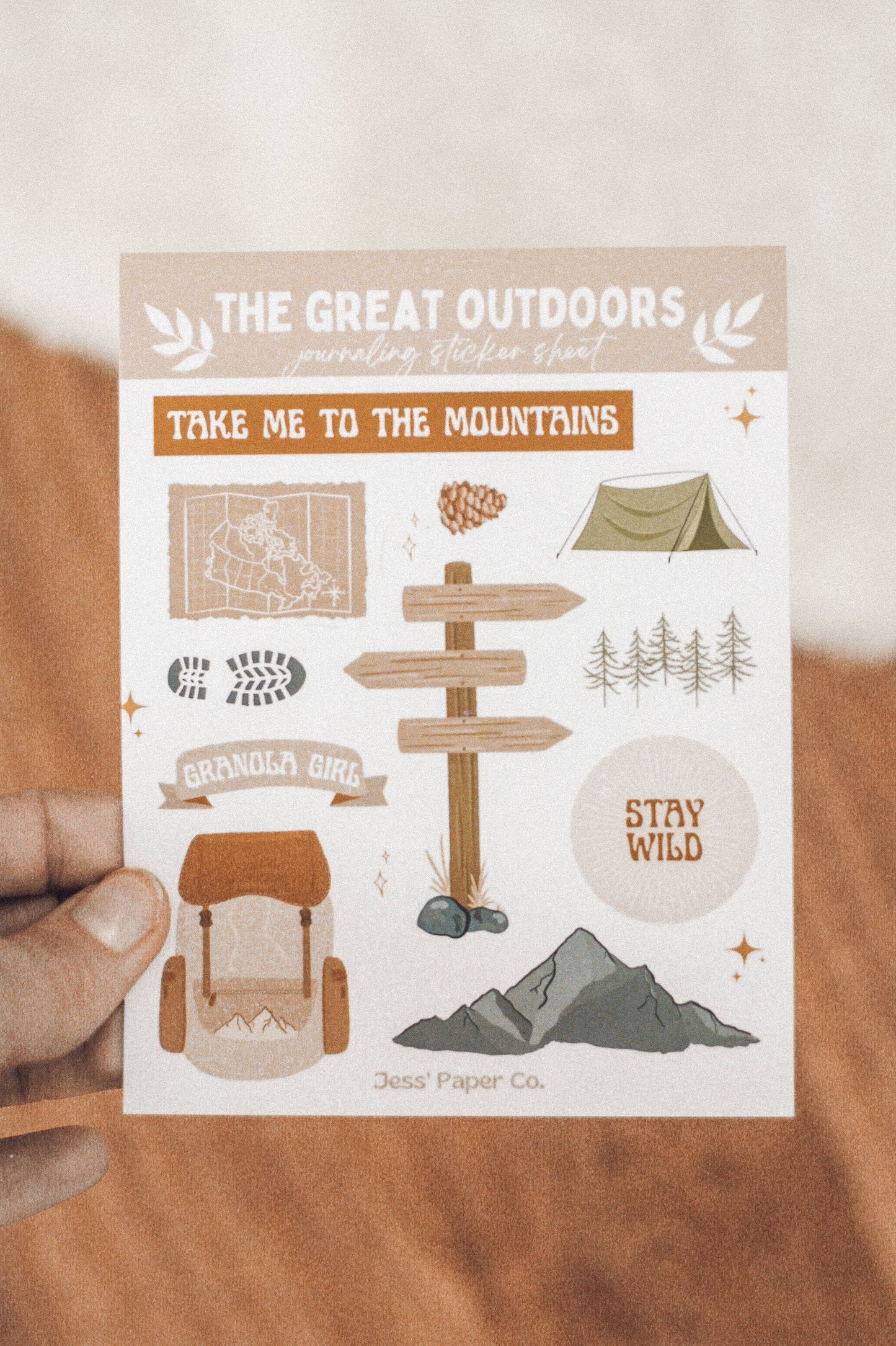 The Great Outdoors Sticker Sheet