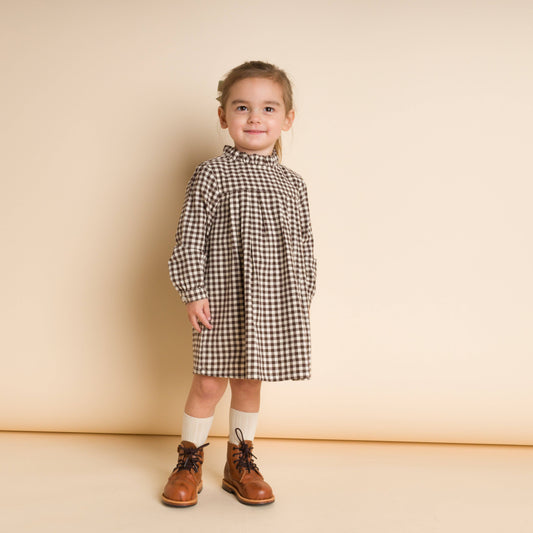 Myrtle Dress | Walnut Check