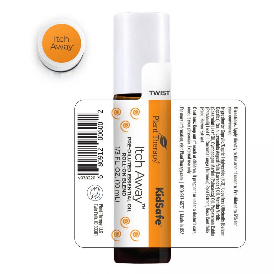 Itch Away KidSafe Essential Oil Pre-Diluted Roll On
