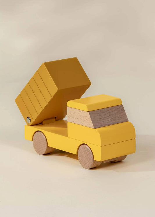Wooden Construction Vehicle - Dump Truck