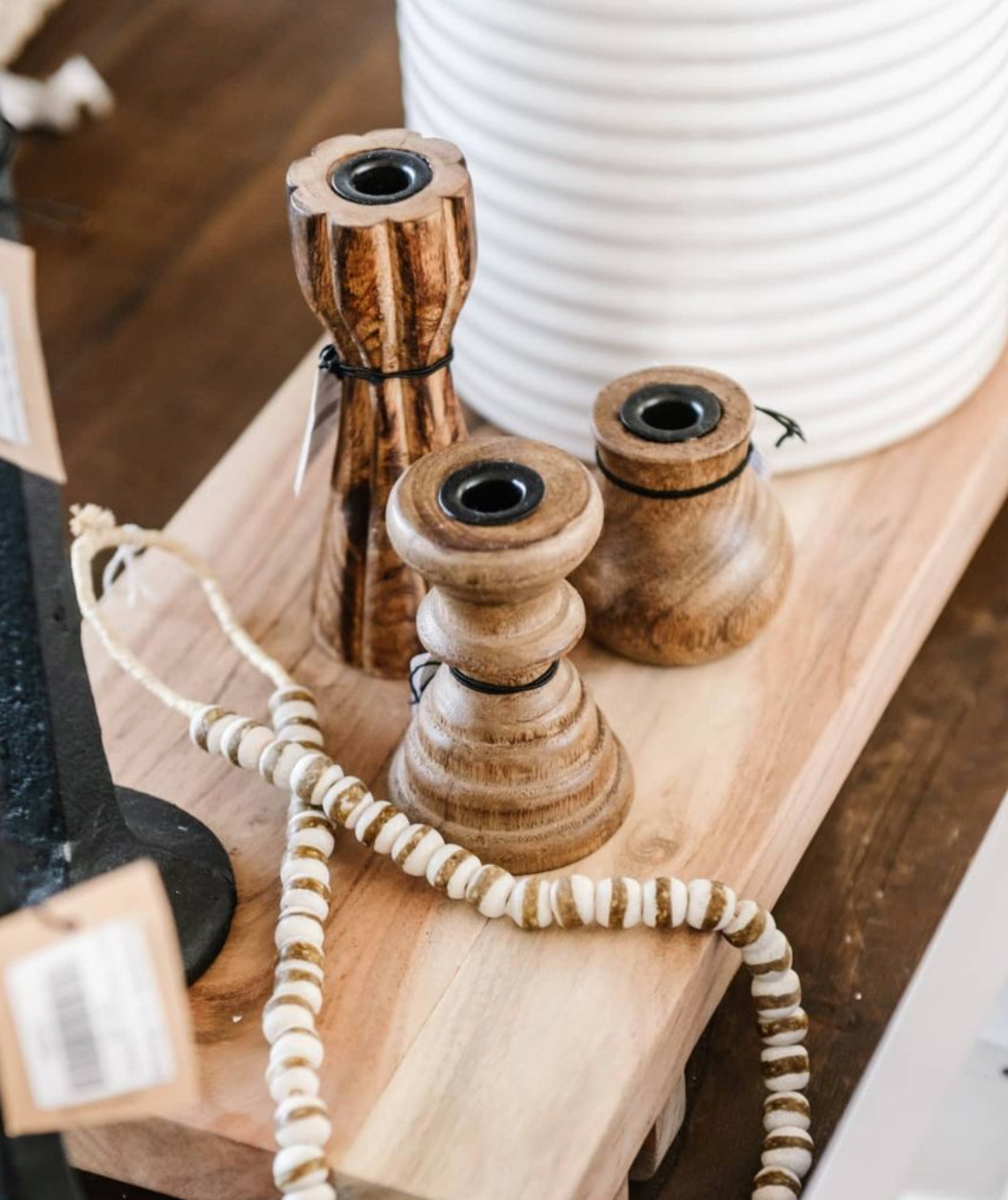 Dual Skinny & Standard Taper Candle Holders.