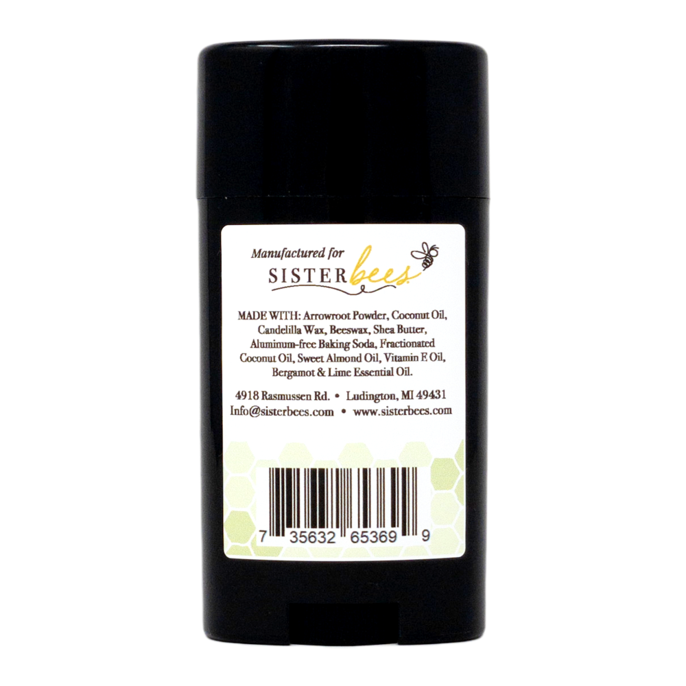 Bee Natural Bergamot Lime All Natural Deodorant-