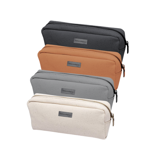 Leak Proof Recycled Canvas Pencil Bags