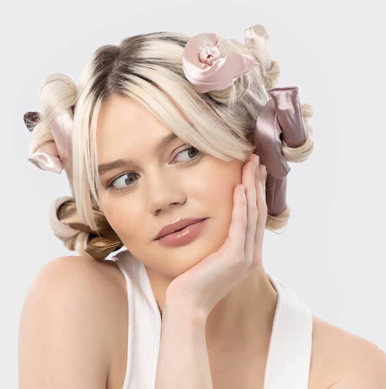 Satin-Wrapped Flexi Rods 6pc Set - Rosewood