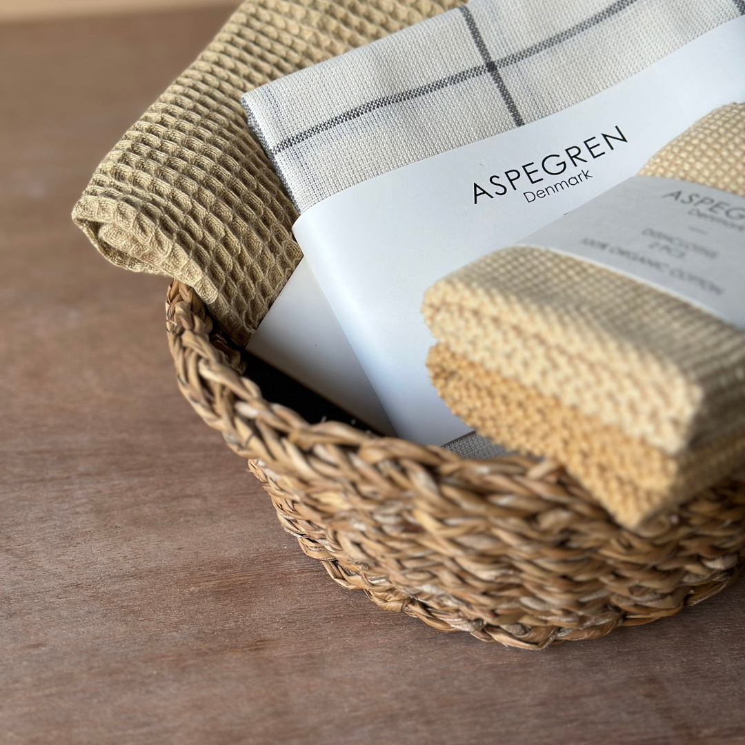 Dishcloths - Knitted - Solid - Golden Straw