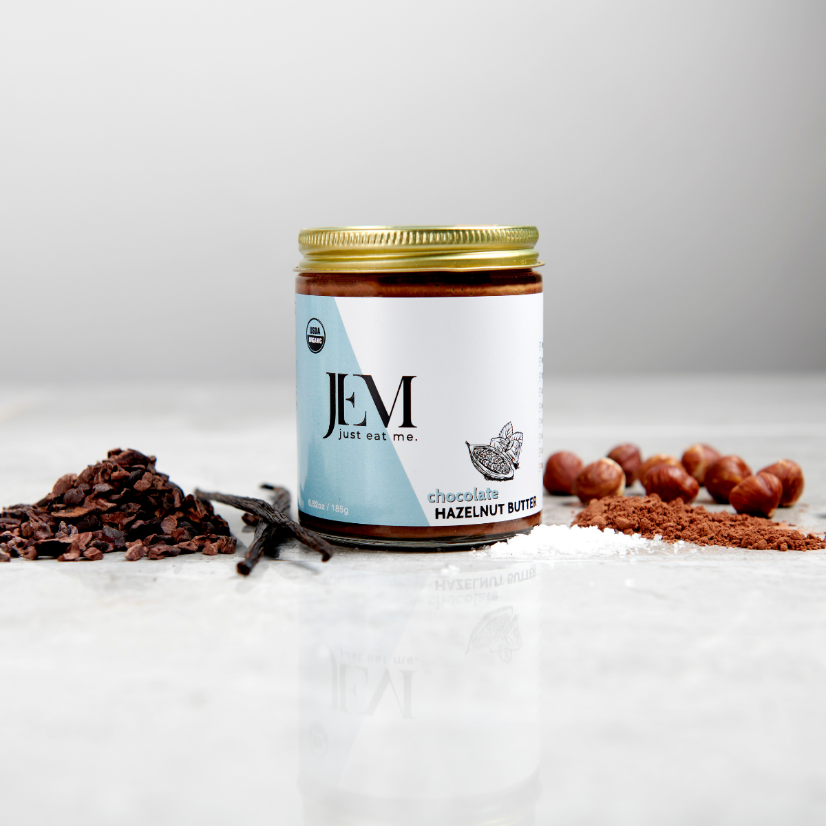16oz JEM Organics Chocolate Hazelnut Butter