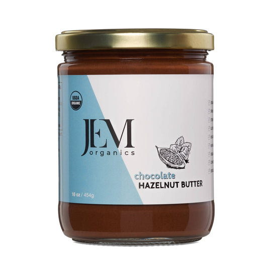 16oz JEM Organics Chocolate Hazelnut Butter