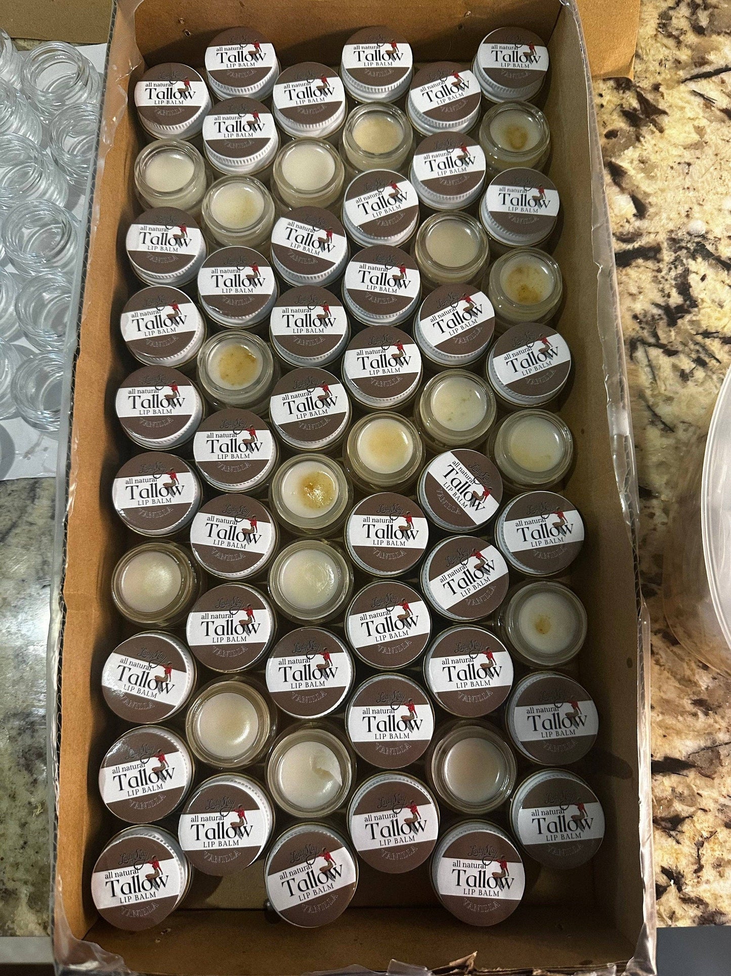 All Natural Lip Balm Citrus, Vanilla & Spearmint, Grass Fed Beef Tallow