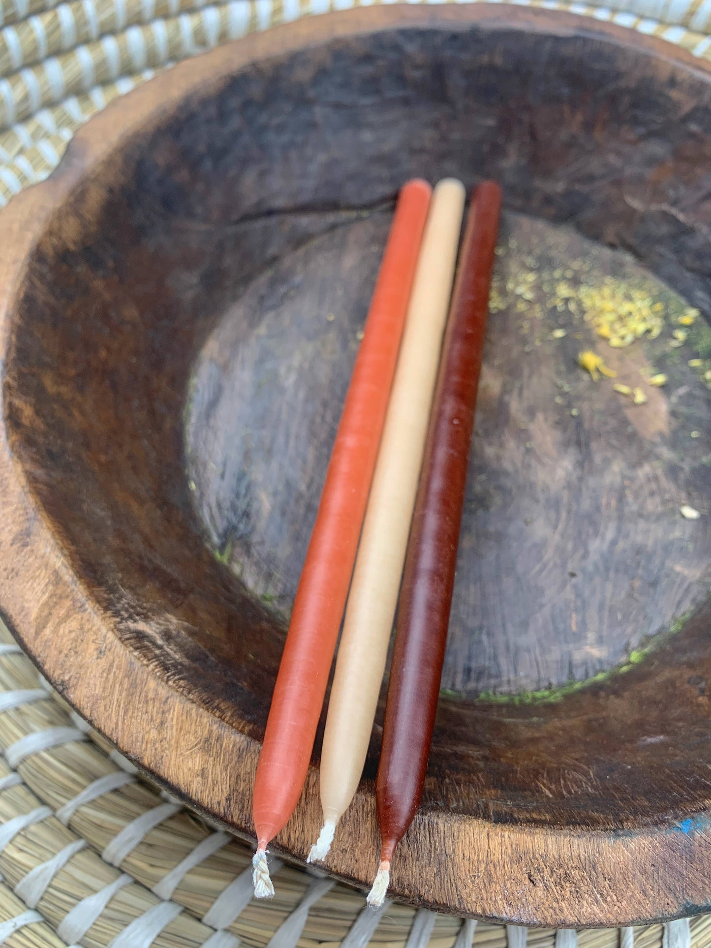 Skinny Tapered Candles - Woodland: 6"