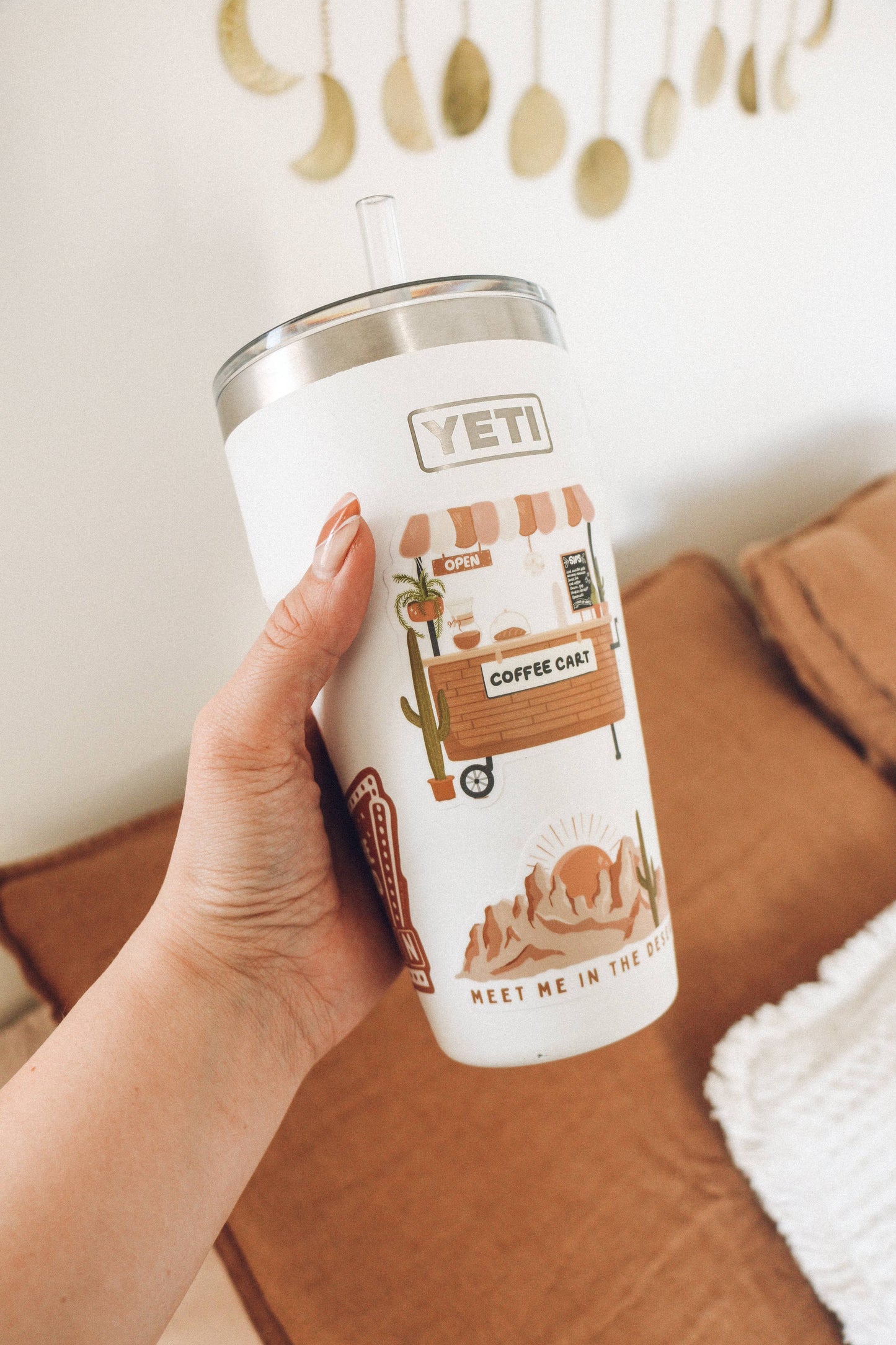 Coffee Cart Sticker