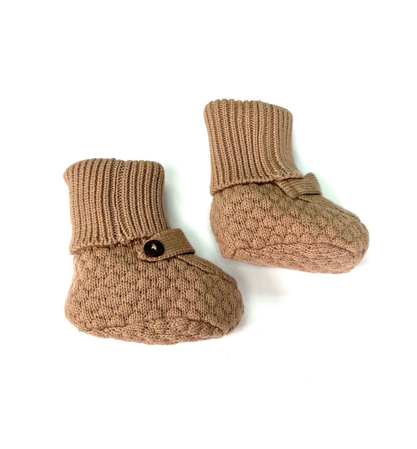 Milan Earthy Baby Booties Shoes Sweater Knit -Organic Cotton