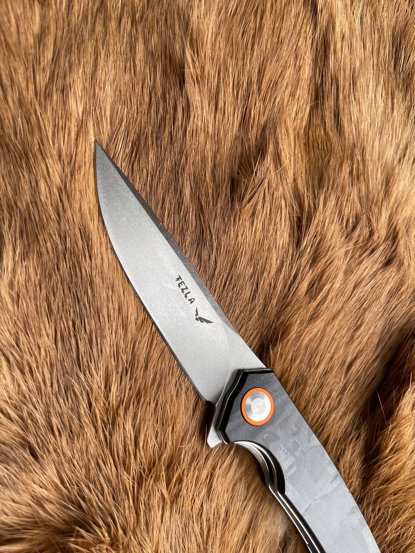Tezla Mark Y Bearing Folding knife