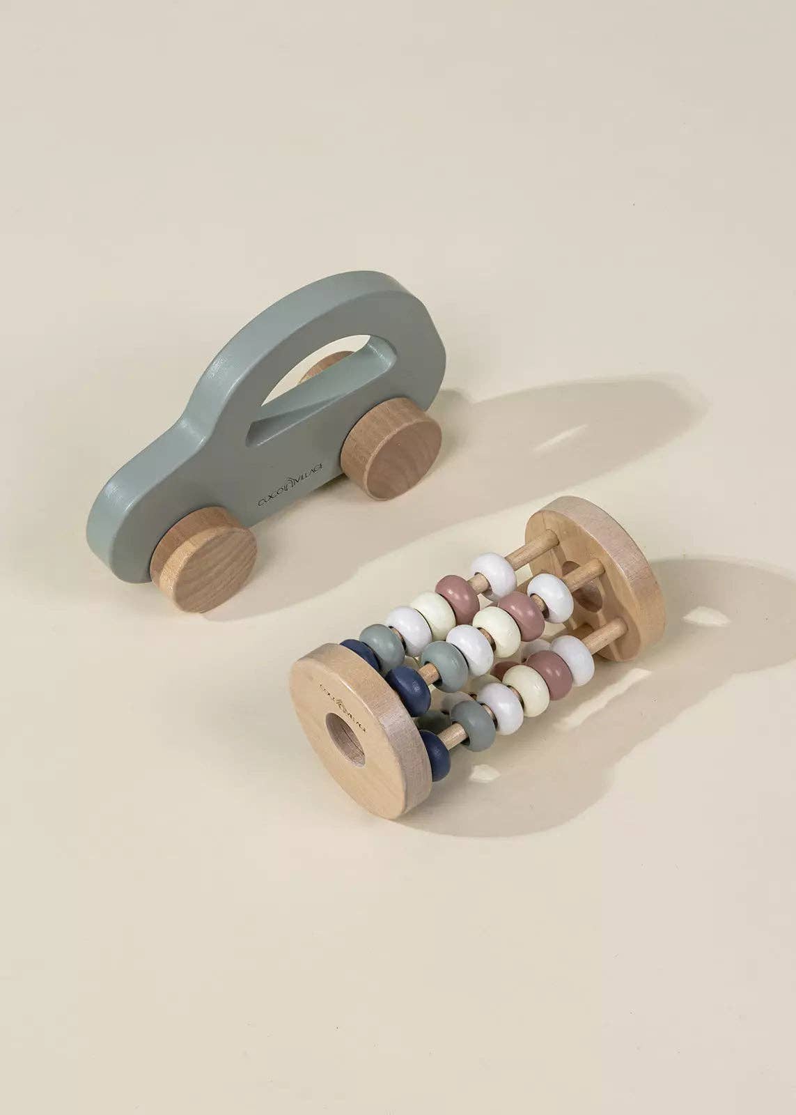 Wooden Baby Toy Gifting Set Abacus & Car
