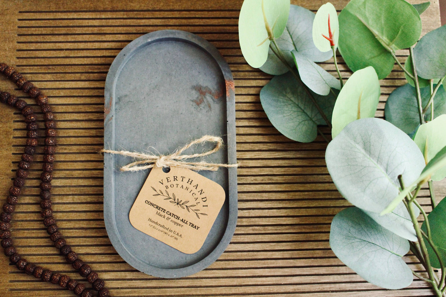 CONCRETE OVAL TRAY