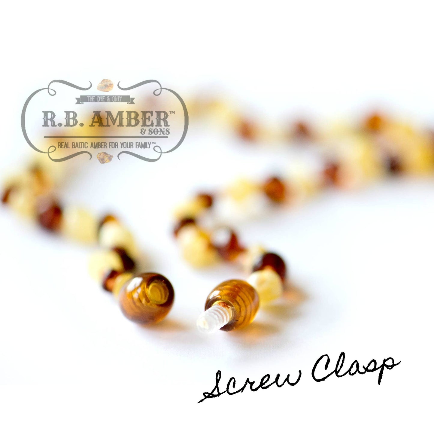 Adults | Green Jade + Raw Cognac Amber Anklet- 9.5β