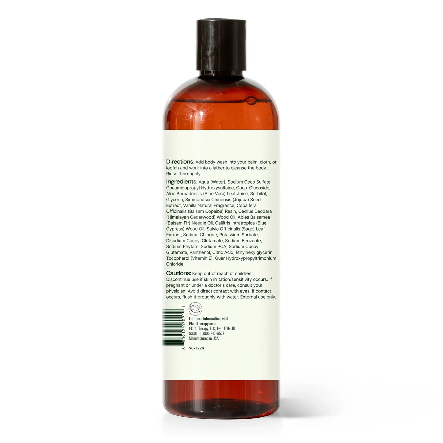 Vanilla Woods Body Wash 16 oz