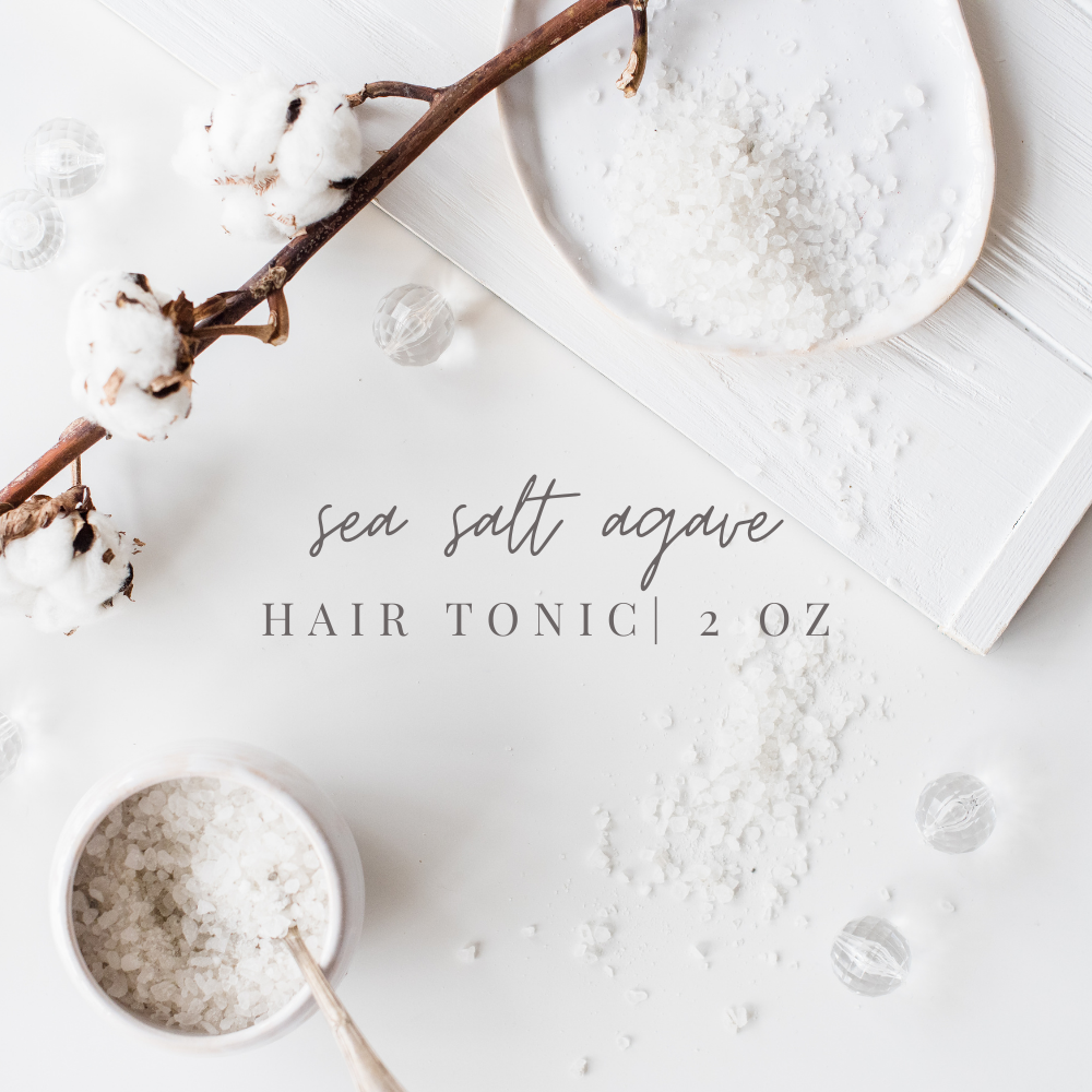 Sea Salt Agave Hair Tonic: Sea salt agave hair tonic