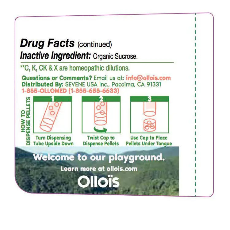 Olloïs Arnica Montana 30C Vegan Organic Kosher, 80 Pellets