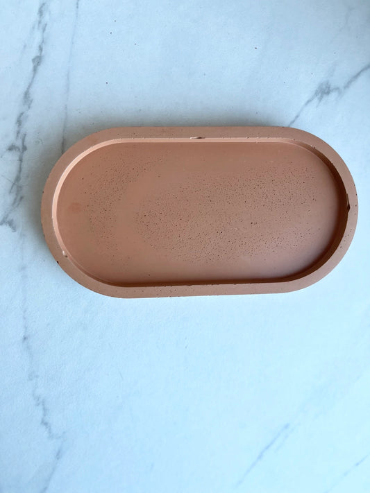 Oval Concrete Tray