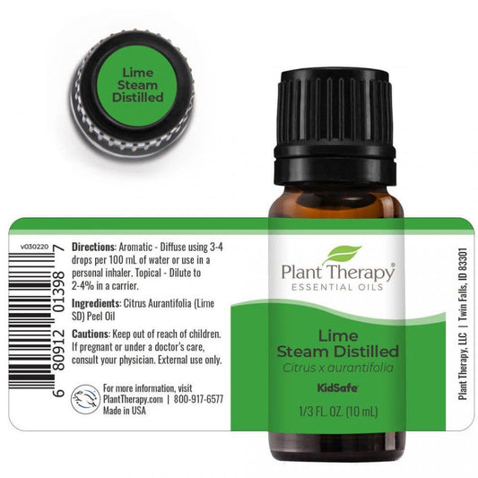 Lime Steam Distilled Essential Oil 10 mL
