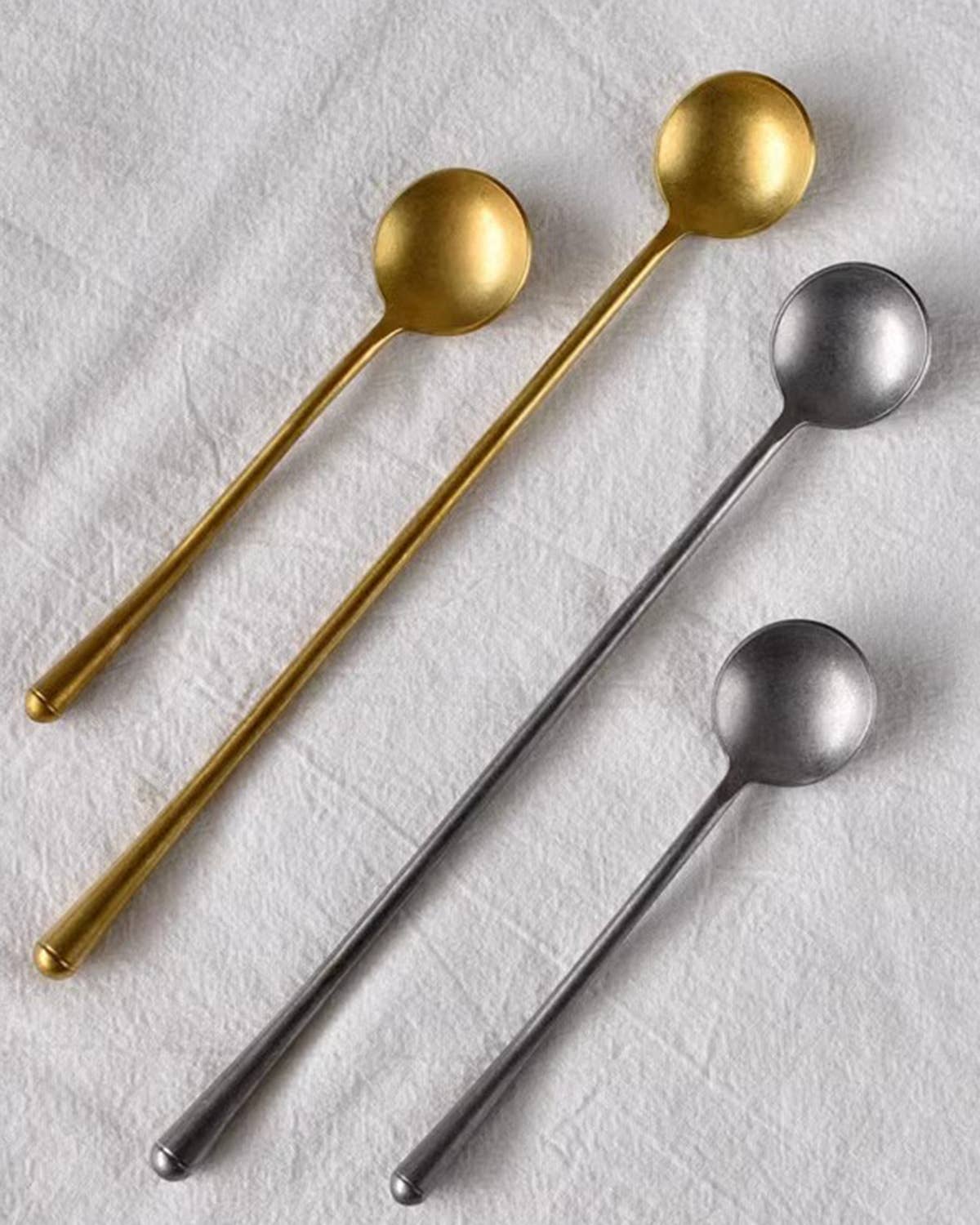 Modern Matte Spoons - Gold