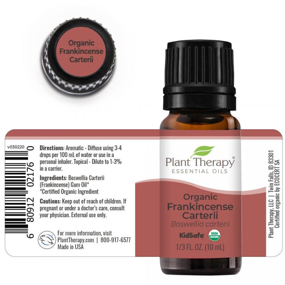 Organic Frankincense Carterii Essential Oil 10 mL