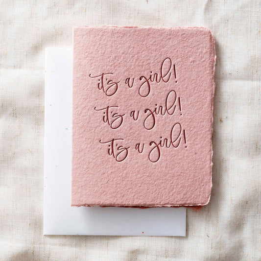It's a Girl! | Baby Shower Greeting Card