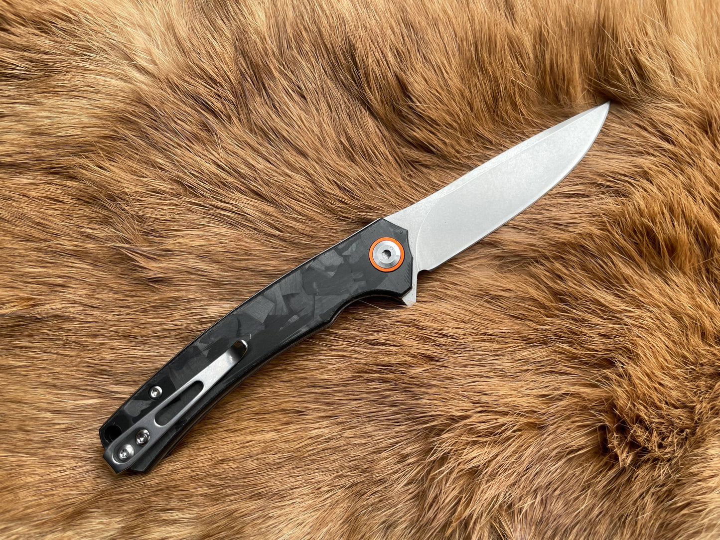 Tezla Mark Y Bearing Folding knife