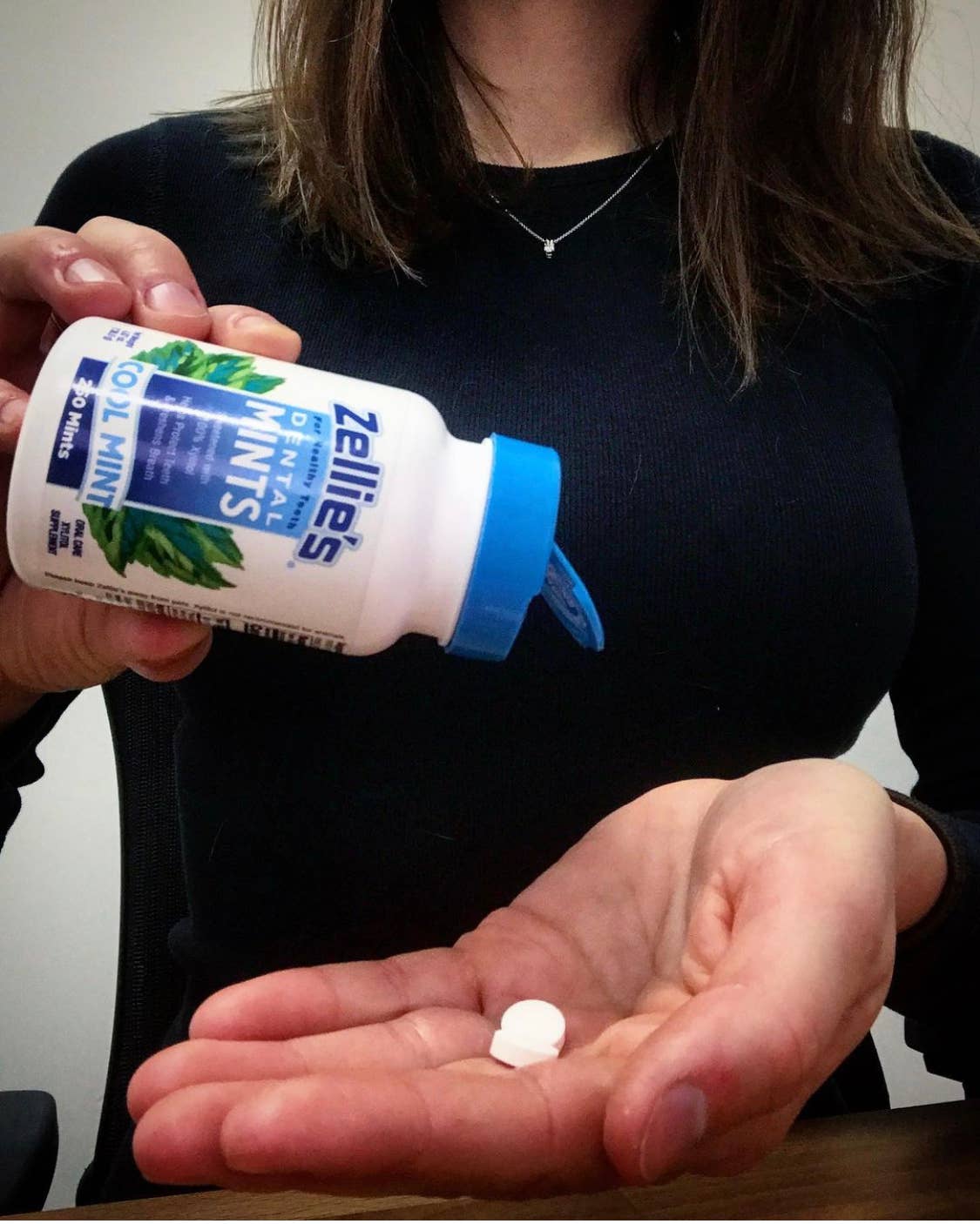 Zellie's Xylitol Dental Mints - Cool Mint 250ct Jar