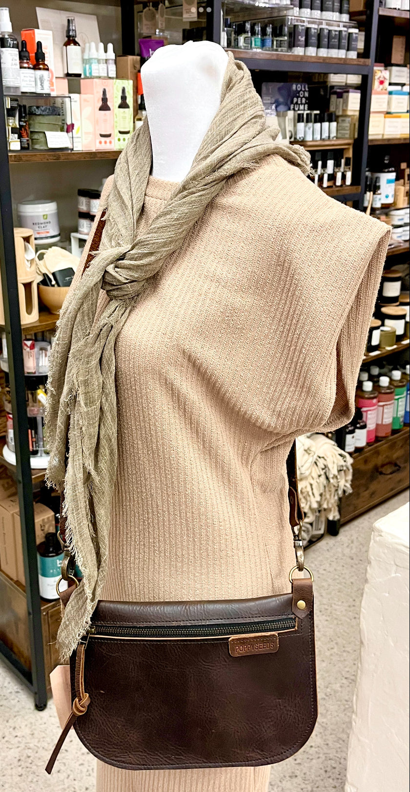 Rustic Leather Purse - Small