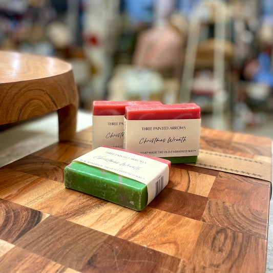 Christmas Wreath Soap Bar