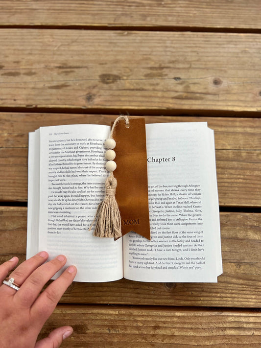 Leather Bookmark - Handmade