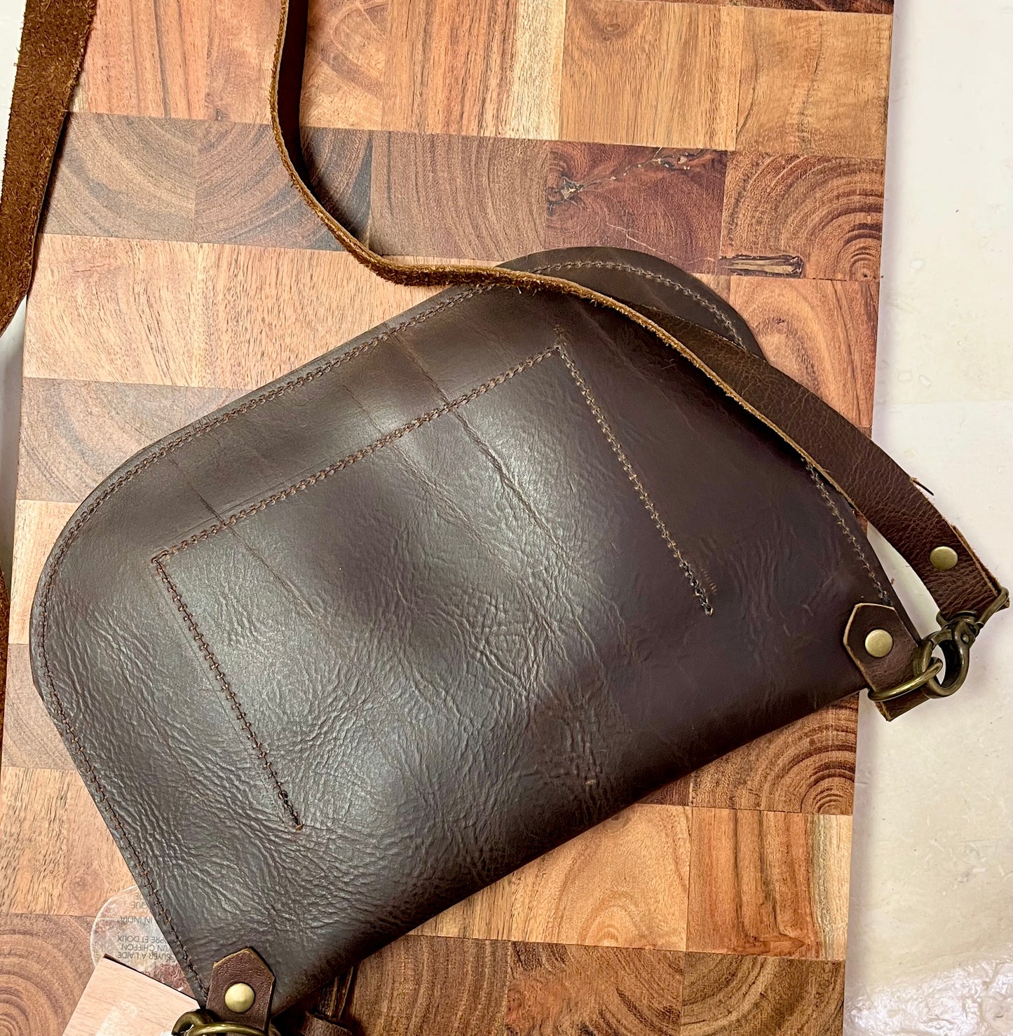 Rustic Leather Purse - Small