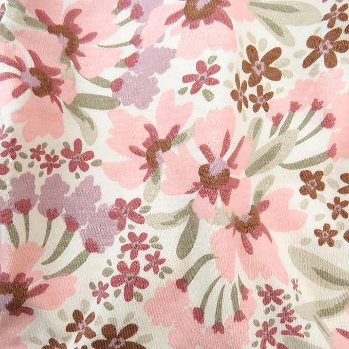 HonestBaby Baby Long Sleeve Side-Snap Organic Cotton Kimono Bodysuits 3-6 month