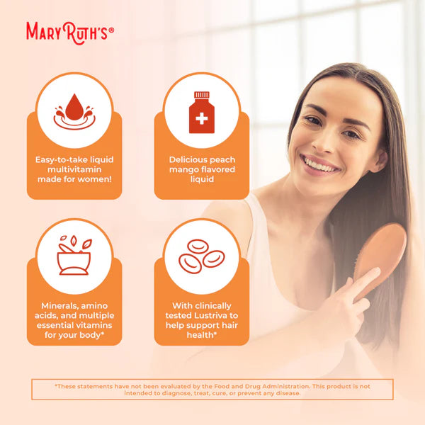 Liquid Morning Multivitamin + Hair Growth 15.22 oz