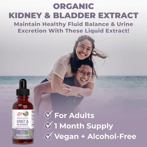 Organic Kidney & Bladder Herbal Blend Liquid Drops